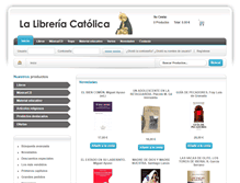 Tablet Screenshot of lalibreriacatolica.com